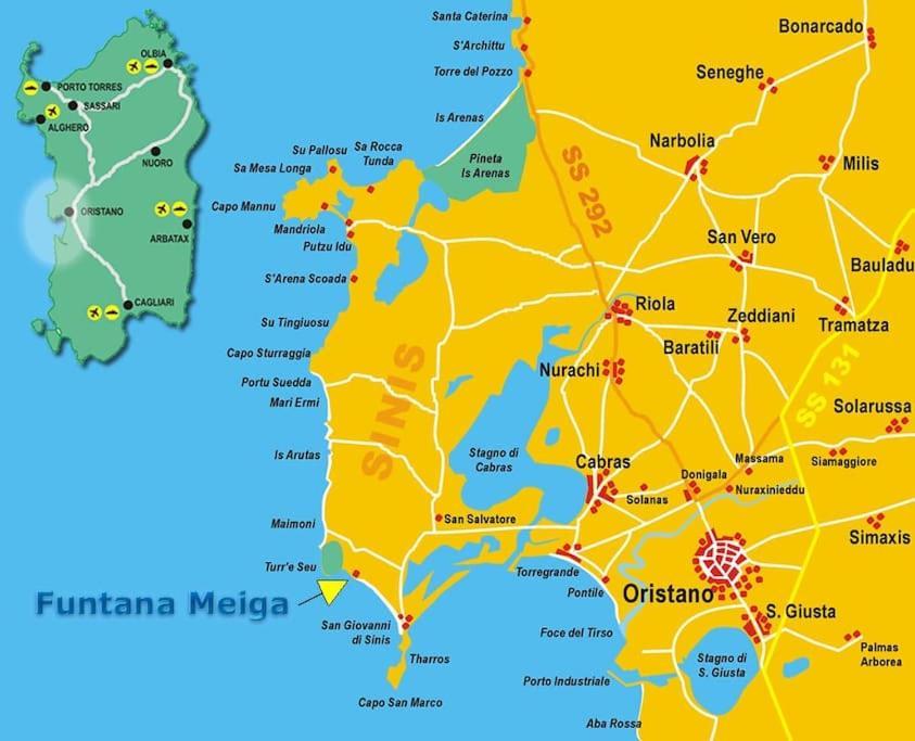 Nuova Casa Vacanza Cabras Ngoại thất bức ảnh